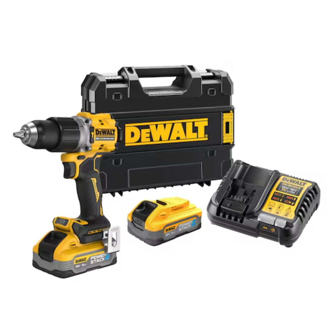 Berbequin Percutor compacto sem escovas XR 18V POWERSTACK Li-Ion 5Ah