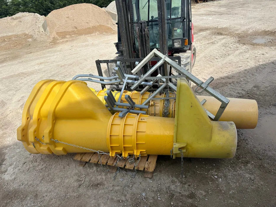 Conduta para descarga de Entulho