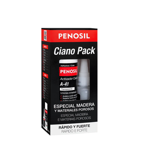 Ciano Pack A-40 - + A-41 Cianoacrilato com ativador