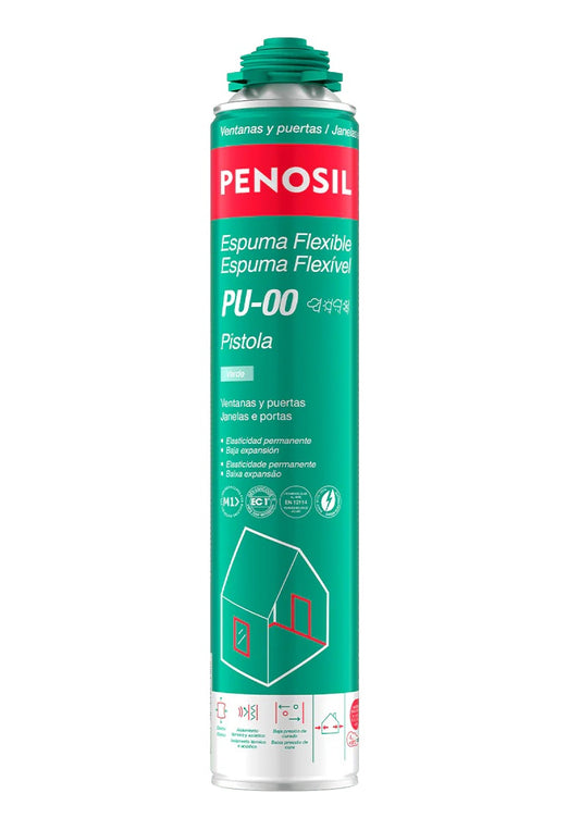 Espuma Flexível Pistola PU-00p - Elástica e Flexível