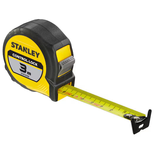 Fita Métrica STANLEY® CONTROL-LOCK™ 3m (19mm Largura)